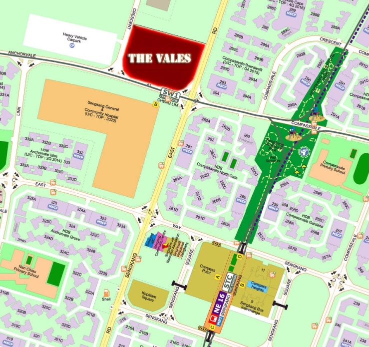 the vales location